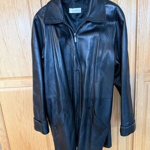 Vericci Midnight Black Leather Jacket